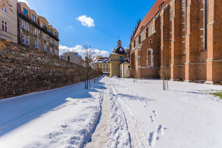 A quiet street in Kazimierz, Krakow