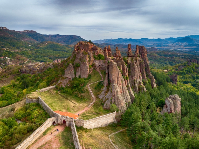 The Belogradchik Rocks in Bulgaria