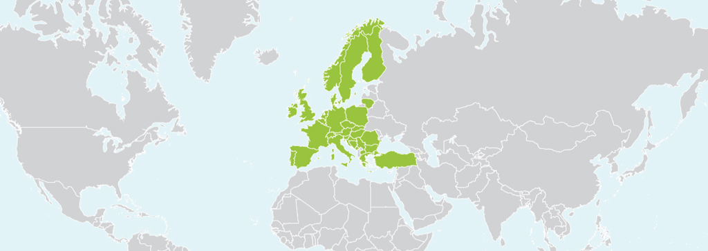 The True Size Of Europe Interrail eu