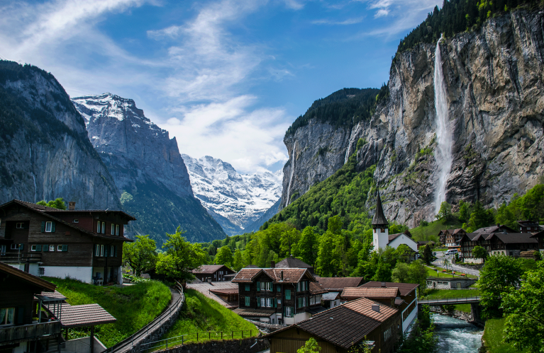 Landscape of Lauterbrunnen