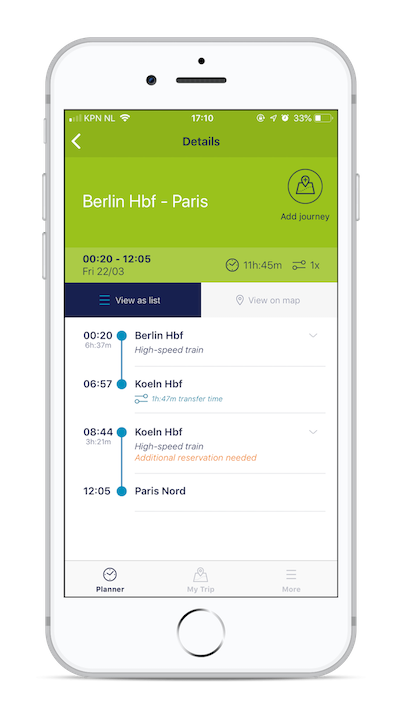 Hol Dir Die Bahnreisen Planer App Interrail Eu