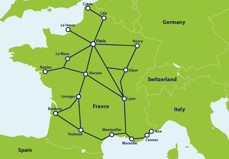 Map Of France With Train Routes - Chicago Bears 2024 Schedule